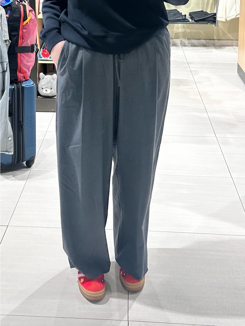 Women’s Wide-Leg Casual Pants - Gray